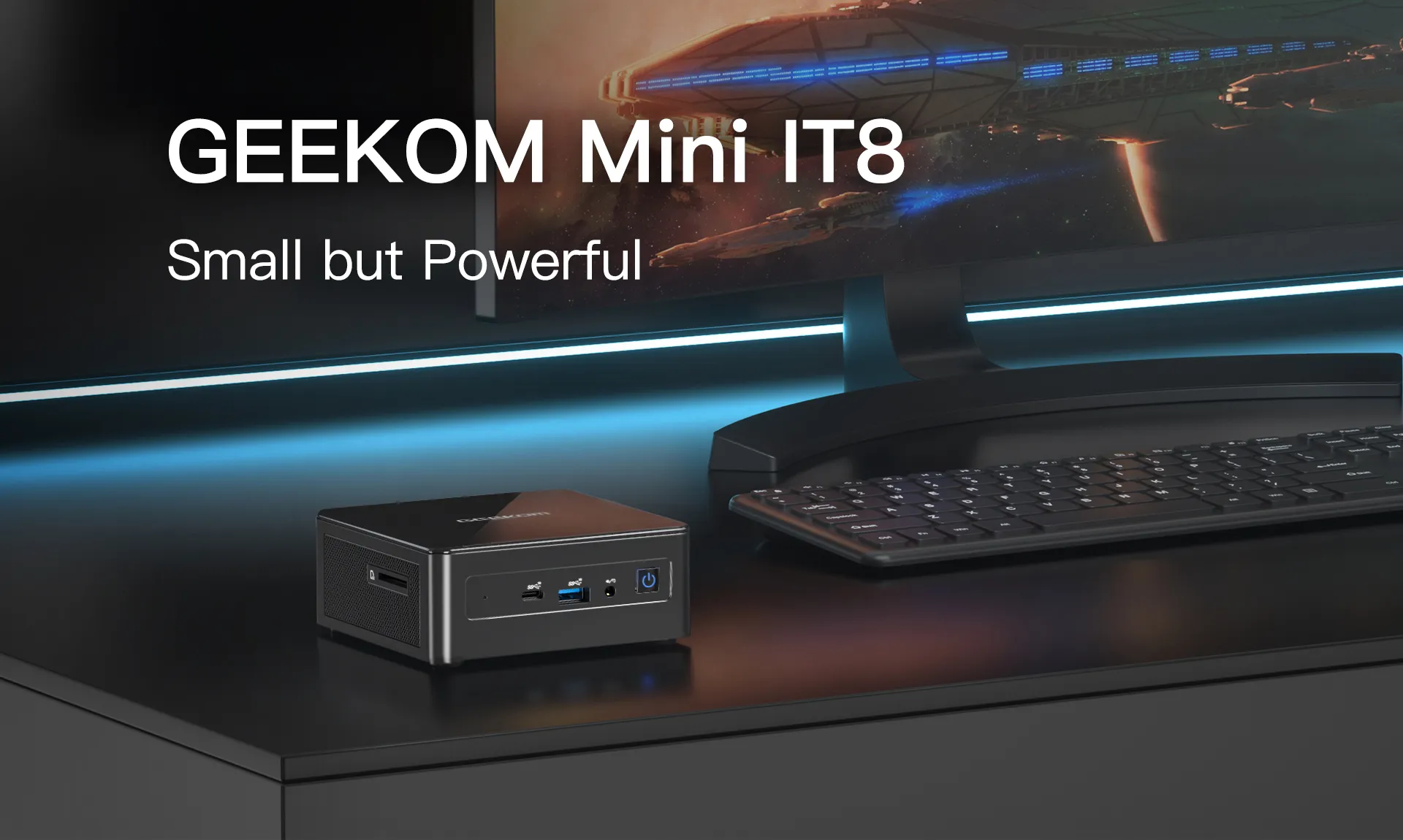 GEEKOM Mini IT8 on Desktop