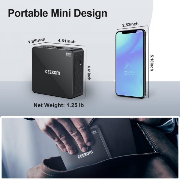 GEEKOM Portable Design Mini PC