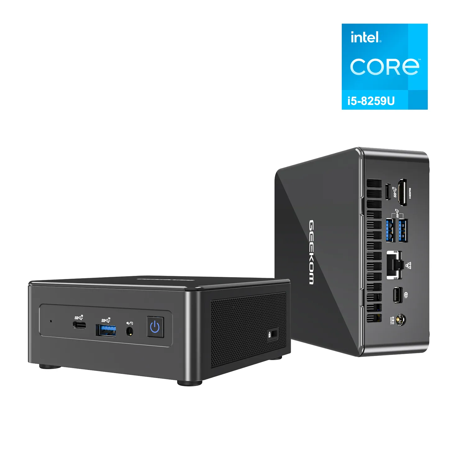 GEEKOM Mini IT8 Mini PC Intel 8th Gen Core i5