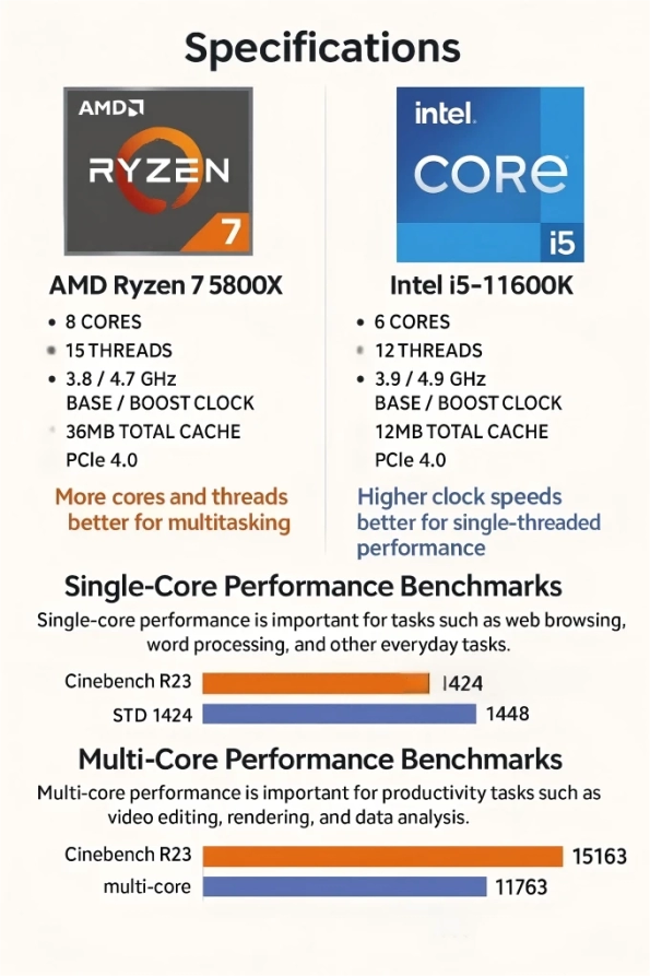 AMD Ryzen 7 U vs Intel Core i5 Which is better