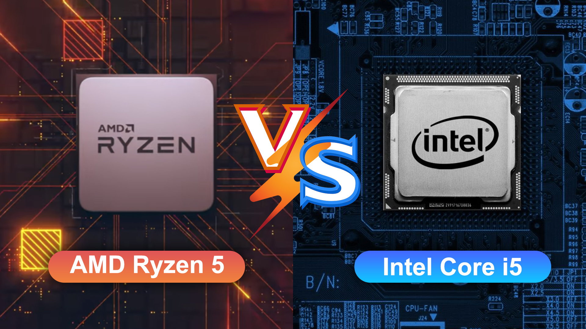 Baan overhead katje Intel Core i5 vs. AMD Ryzen 5: Which One Is the Better CPU