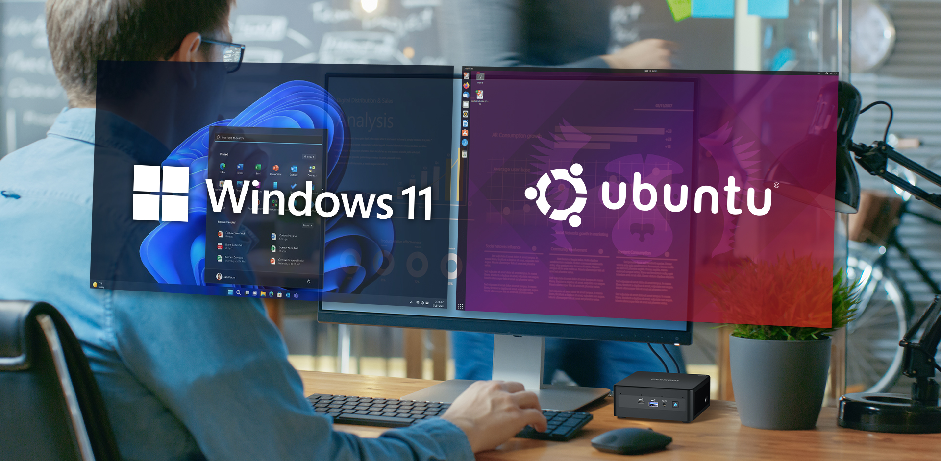 Mini PC with Windows 11