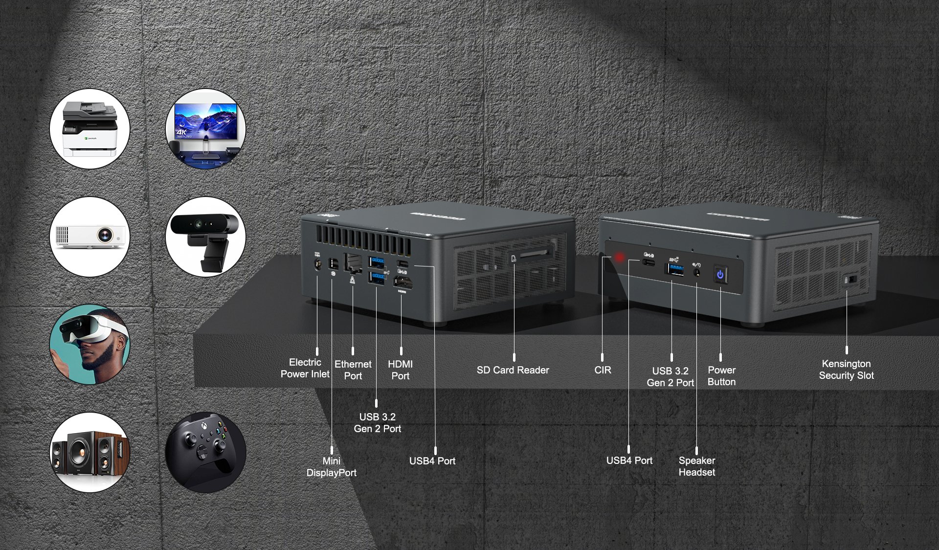 GEEKOM Mini PC IT11 Interface