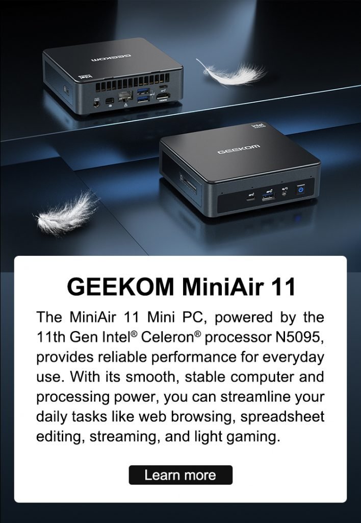 GEEKOM MiniAir 11 slim mini PC