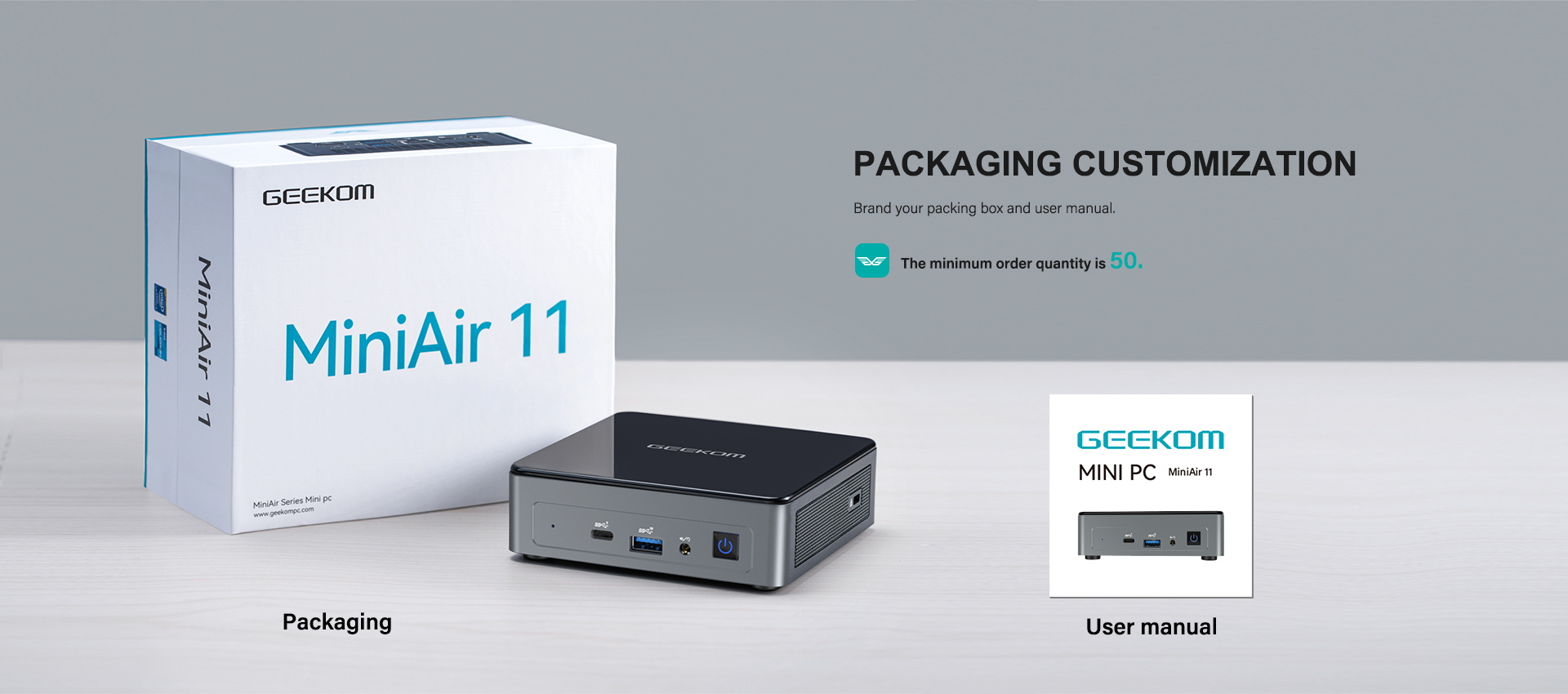 GEEKOM Packaging Customization