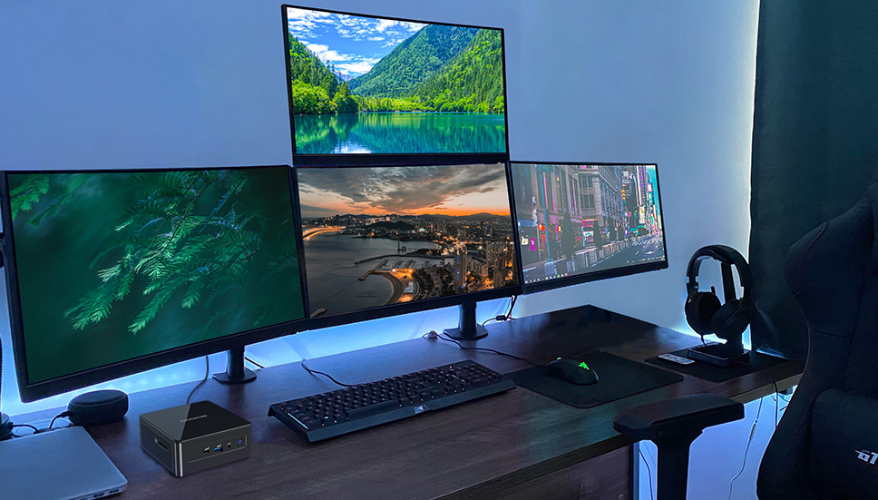 Quad Monitor Setup