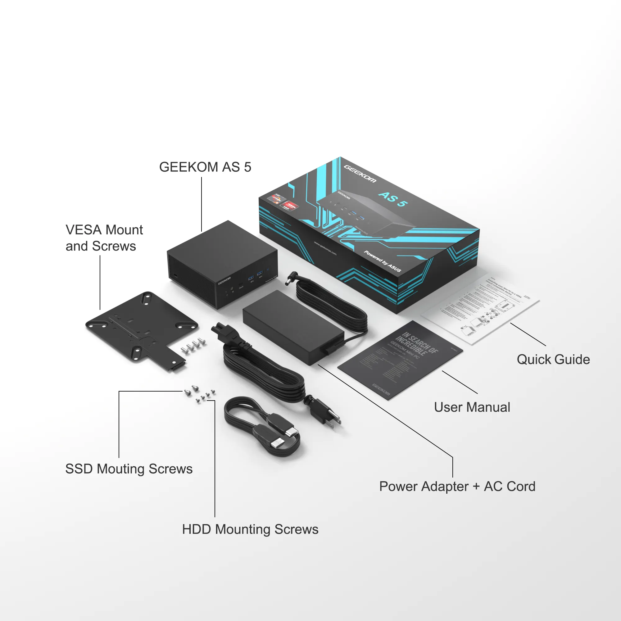 GEEKOM AS 5: Mini PC with AMD Ryzen 9 5900HX
