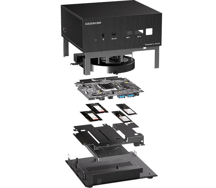 GEEKOM AS 5: Mini PC with AMD Ryzen 9 5900HX