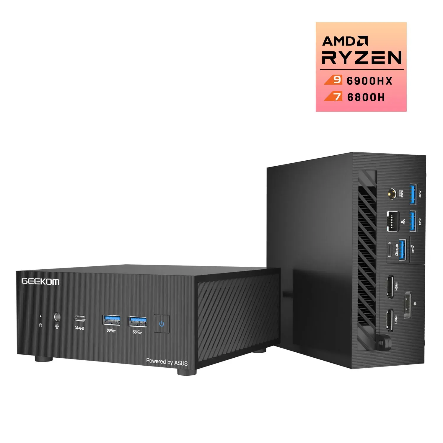 UM690 Mini PC AMD Ryzen 9 6900HX(8C/16T) Mini Computer 32GB RAM