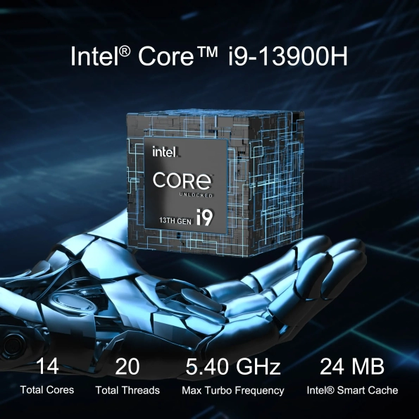  GEEKOM Mini PC Mini IT13, 13th Gen Intel i9-13900H
