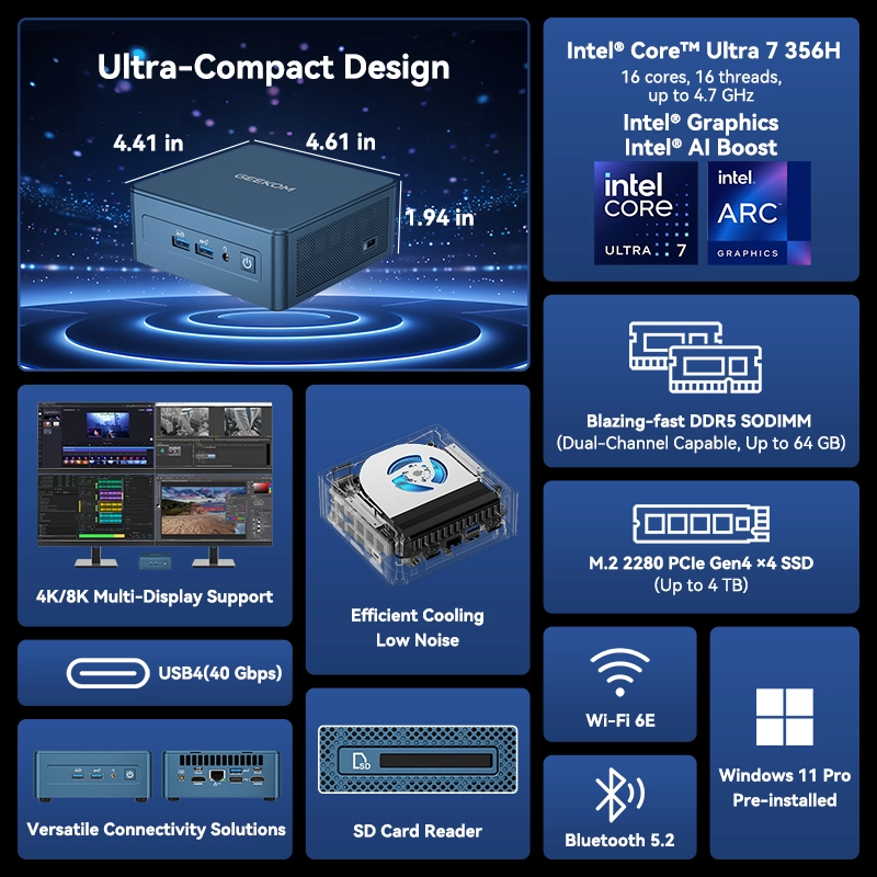 Intel Mini PCs 2026: Compact Power for Every Need! - GEEKOM