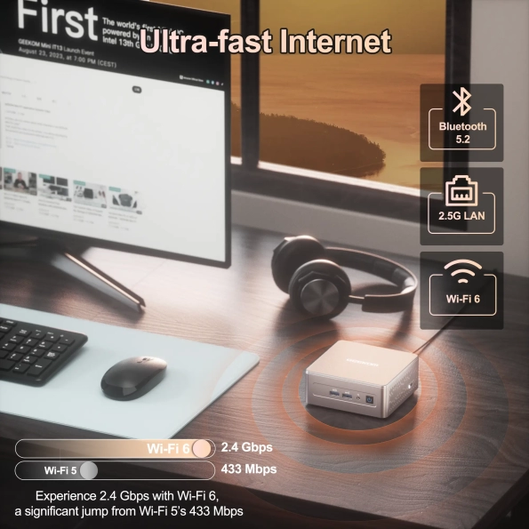 Mini PC GEEKOM A5 : Performance et Polyvalence en Format Mini