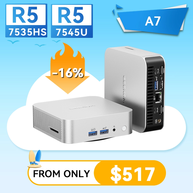 GEEKOM A8 Max ミニpc GEEKOM AX8 Max Mini PC | Ryzen 7 Power & 8K Pro Performance