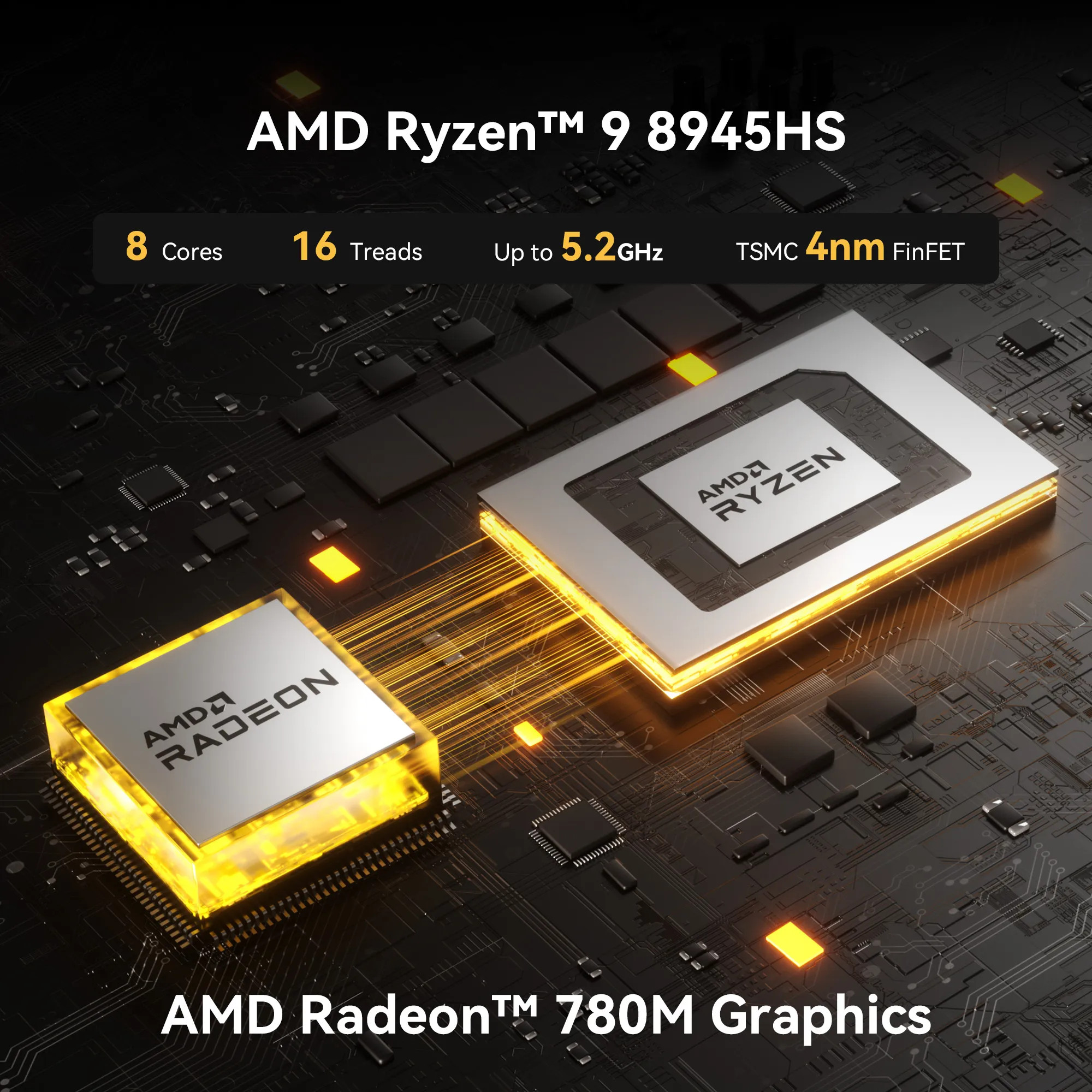 GEEKOM A8 Mini PC with Ryzen™ 9 &amp; Ryzen™ 7 – For Powerful Computing