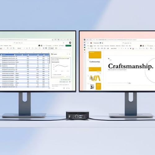 a6 mini pc for dual monitors