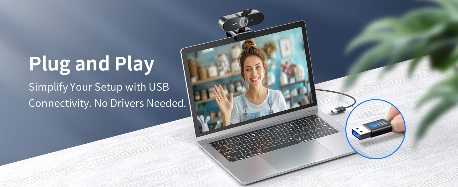 USB 2.0 TypeA Plug & Play