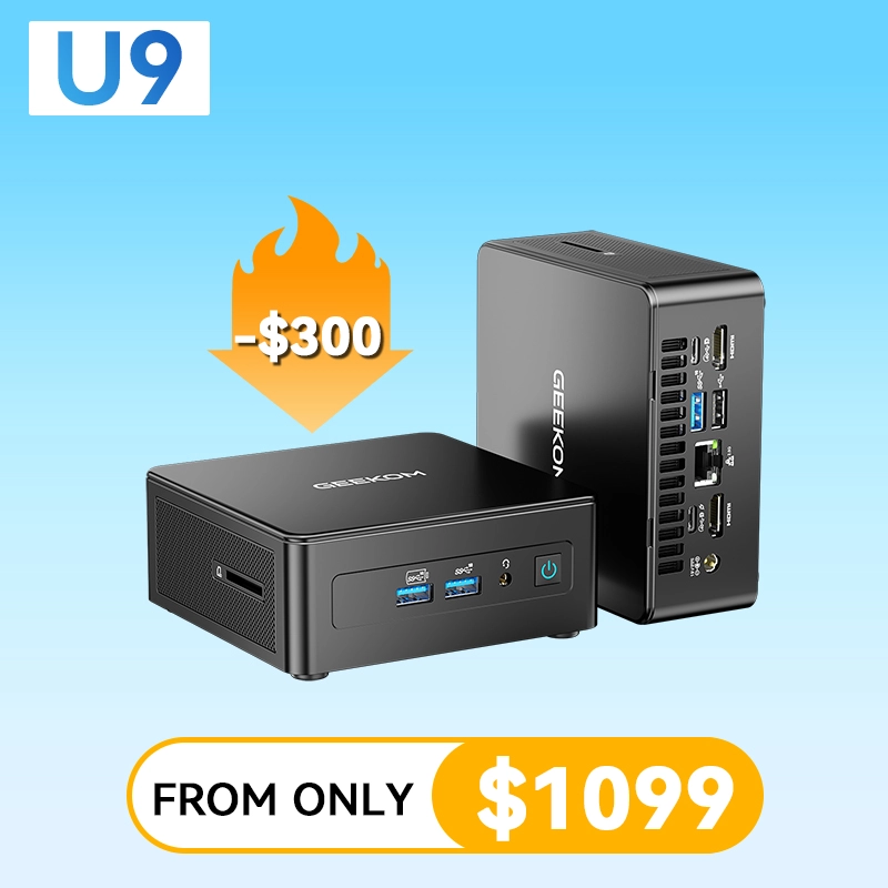 GEEKOM IT15 AI Mini PC | Powered by intel ultra 9 & ARC GPU
