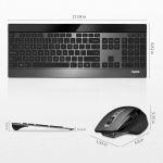 RAPOO Wireless Keyboard and Laser Mouse Combo
