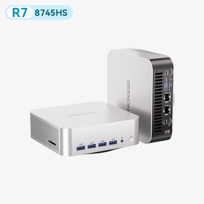 GEEKOM ミニPC A8 AMD Ryzen 7 8745HS GEEKOM A8 Mini PC with Ryzen™ 9 & Ryzen™ 7 – For Powerful Computing