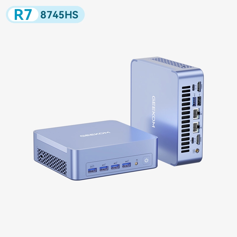 GEEKOM AX8 Max Mini PC | Ryzen 7 Power & 8K Pro Performance