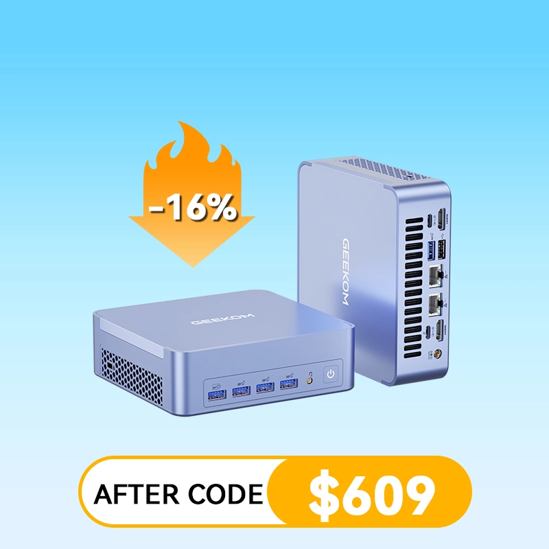 GEEKOM Summer Sale 2026 AX8 Max now only 609